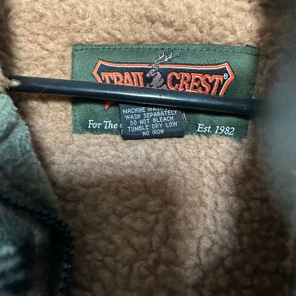 Trail Crest Camouflage Fleece Lined Jacket - Picture 3 of 4